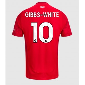 Billiga Nottingham Forest Morgan Gibbs-White #10 Hemmatröja 2024-25 Kortärmad